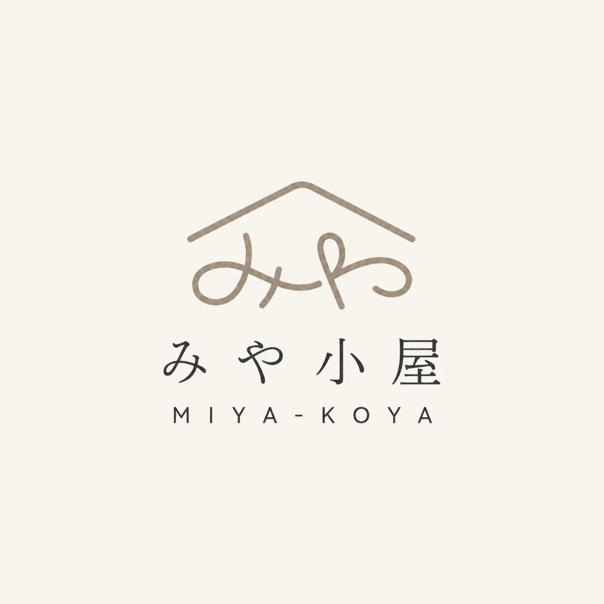 みや小屋のロゴ。